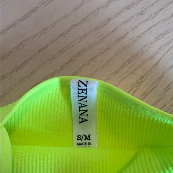 Zenana Outfitters Lime Ribbed Camisole π - Picture 2 of 2